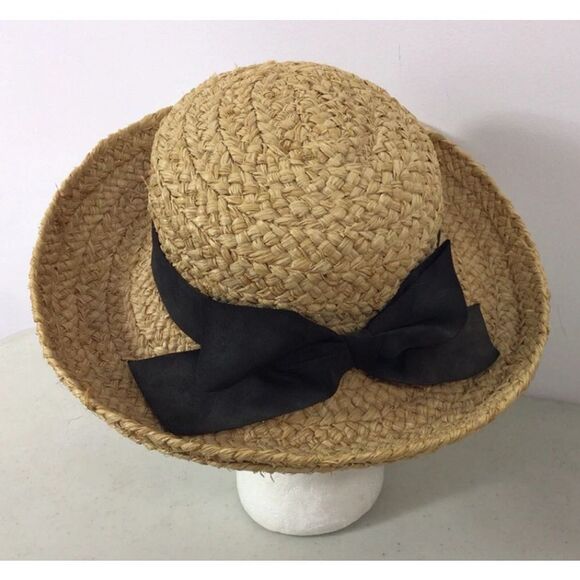 Tracey Tooker natural straw sun hat, one size, $275 - Picture 1 of 6